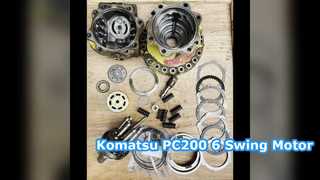 Assy 706-75-01170 de moteur d'oscillation de pièces d'excavatrice de PC200-6 PC220-6 6D102